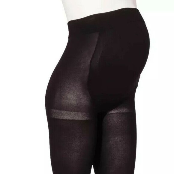 Isabel Maternity by Ingrid & Isabel Opaque Tights - Black - Picture 3 of 9